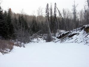 Muskeg Creek - winter