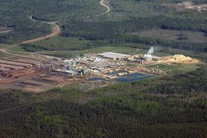 Sawmill near Whitecourt
