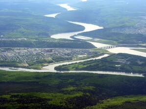 Athabasca River at Fort McMurray, AB