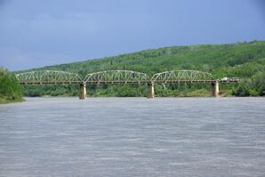 Bridge near Town of Athabasca