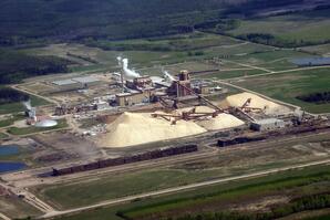 Aerial View of Alberta Pacific Pulp Mill-08