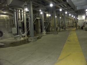 Alberta Pacific Pulp Mill - bottom of the digesters