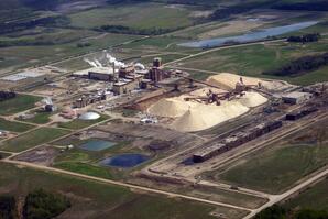 Aerial View of Alberta Pacific Pulp Mill-10