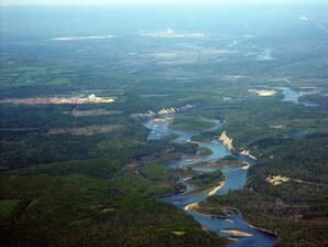 Athabasca River Near Whitecourt, AB