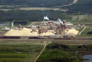 Aerial View of Alberta Pacific Pulp Mill-07