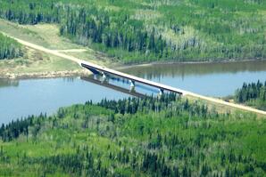 Bridge over the Athabasca River near the Alberta Pacific Pulp Mill-02