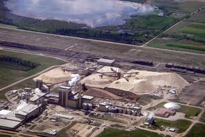 Aerial View of Alberta Pacific Pulp Mill-06