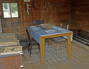 Interior of Board Cabin with Table Setting-02