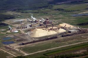 Aerial View of Alberta Pacific Pulp Mill-09