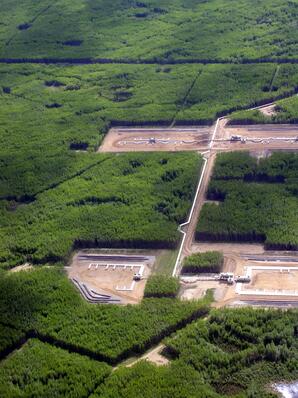 Surface pipelines associated with Oil Sands Recovery