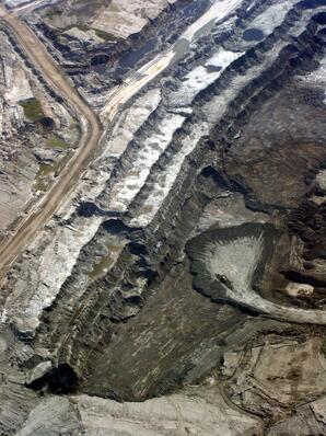 Pit Mining of Oil Sands, near Fort McMurray-01