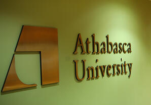 Athabasca University Sign and Logo
