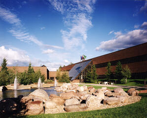 AU Athabasca - Main Campus Grounds in Summer