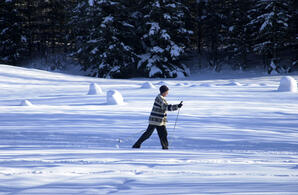 AU Athabasca - Skiing at Main Campus