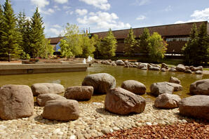 AU Athabasca - View of Main Campus Grounds