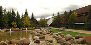 Athabasca University Campus in Fall