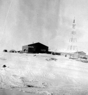 Repair shop and wind-charger tower