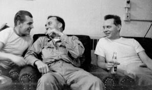 Executive Officer Steve Turner with two more people