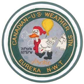 Plaque of Canadian - US Weather STN, Eureka N.W.T.