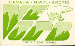 VE8PB QSL (front)