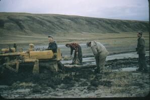 Equipment stuck in the mud