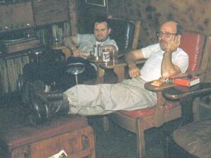 Monte Poindexter (left) with Gordon Phillips
