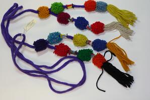 Otomi hair tassels