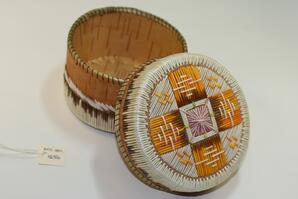 Birch bark container