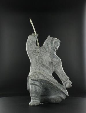 Hunter with Upraised Harpoon
