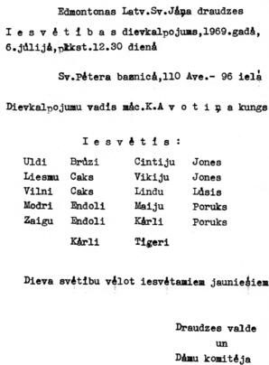 Edmtontonas Latv.Sv. Jana draudzes