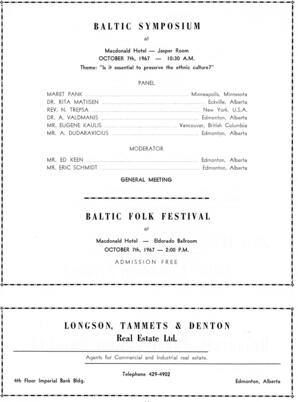 Baltic Symposium