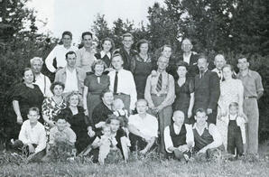 Latvian Canadian Immigrants at Pigeon Lake