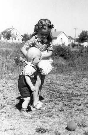 Baiba Berzins & Little Brother Uldis
