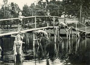 Latvian Children Swimming