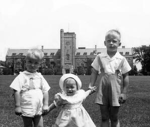 Three Young Poruks children