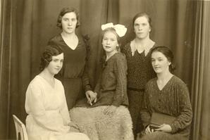 Dzintara in centre & sisters