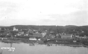 Athabasca, AB - View Looking South in 1914