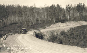 The Highway near Athabasca, AB