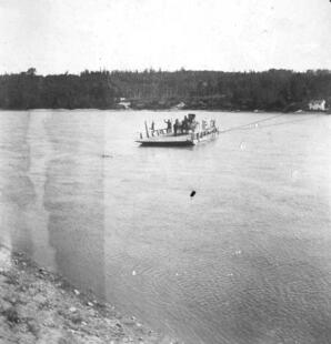 Ferry at Athabasca, AB - 07