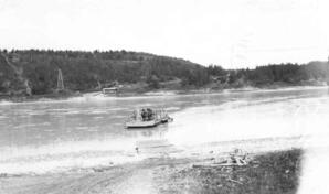 Ferry at Athabasca, AB - 04