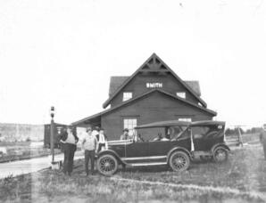 Edmonton, Athabasca and Peace River Highway at Smith, AB