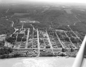 Athabasca, AB - Aerial View - 1950 - 05