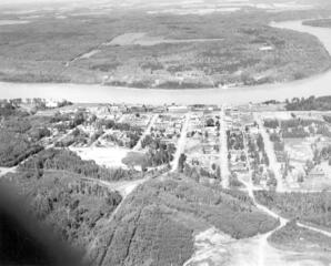 Athabasca, AB - Aerial View - 1950