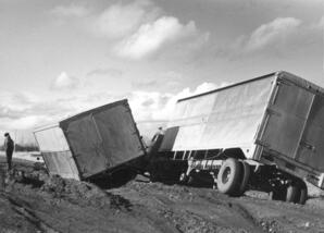 Trucks Stuck in the Mud - 02