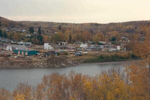 Athabasca, AB - View Looking South in 1986