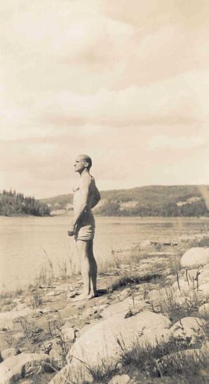 Ernst Feuereisen on River Bank - 02