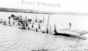 Ferry at Athabasca, AB