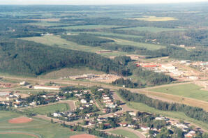 Athabasca, AB - Aerial View - 1991