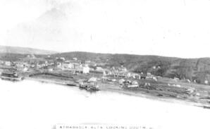 Athabasca, AB - View Looking South in the Summer