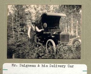 Mr. Daigneau and Delivery Car